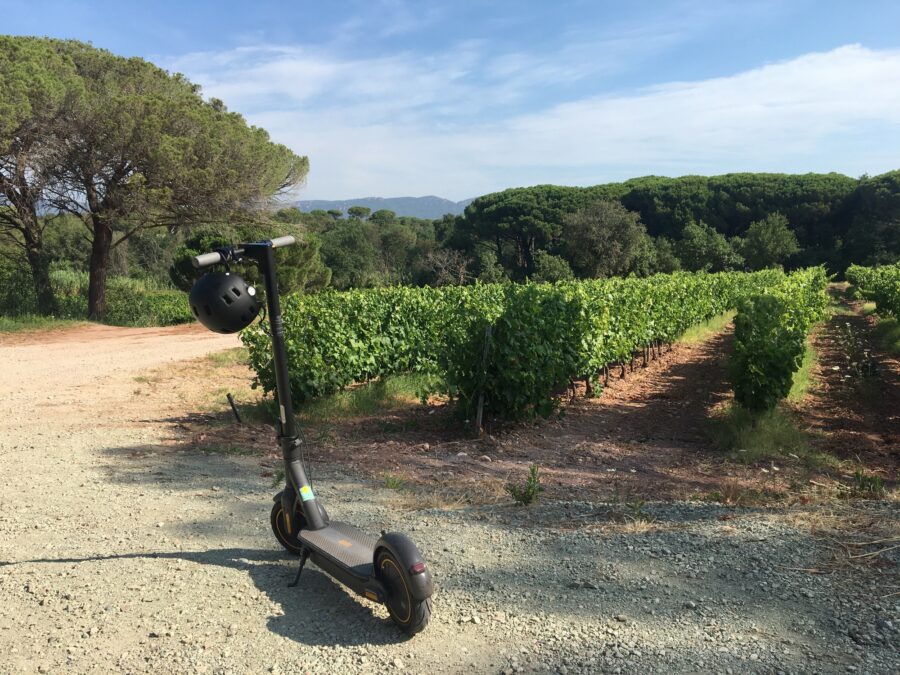 Balade en trottinette électrique