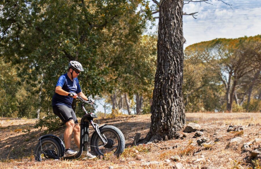 Balade en trottinette électrique
