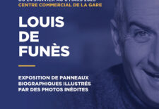 Exposition de panneaux biographiques Louis de Funes