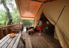 Tente safari lodge Domaine de la Bergerie